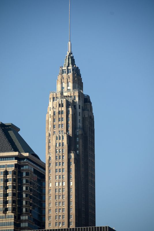 24 New York Financial District 70 Pine Street American International Building Close Up From Brooklyn Heights